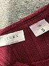Serra Burgundy Pullover Sweater Size S - photo 7