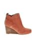 Violet & Red Brown Orange Ankle Boots Size 8 1/2 - photo 1