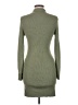 Stradivarius Solid Green Casual Dress Size M - photo 2