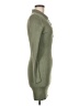 Stradivarius Solid Green Casual Dress Size M - photo 4