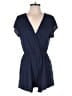 Ecote Solid Blue Romper Size S - photo 1