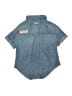 Justice 100% Lyocell Blue Denim Vest Size 10 - photo 2