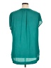 Soho 100% Polyester Teal Short Sleeve Blouse Size XXL - photo 2