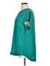Soho 100% Polyester Teal Short Sleeve Blouse Size XXL - photo 5