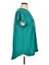 Soho 100% Polyester Teal Short Sleeve Blouse Size XXL - photo 4
