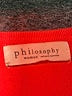 Philosophy Republic Clothing Red Pink Pullover Sweater Size XL (estimated) - photo 7