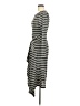 Unbranded Stripes Gray Casual Dress Size M - photo 5