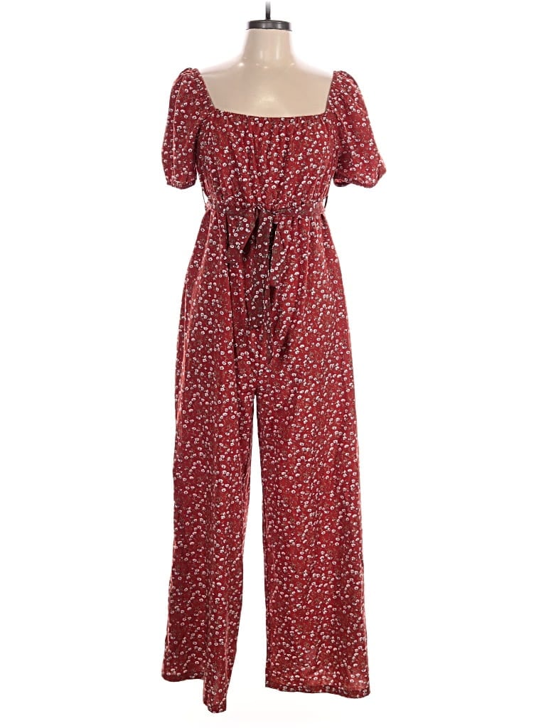Pre-owned Shein Jumpsuit In Red