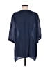 metisu 100% Polyester Blue 3/4 Sleeve Blouse Size M (estimated) - photo 2
