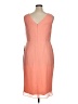 JJ's House 100% Polyester Orange Cocktail Dress Size 16 - photo 2