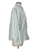 New Look Stripes Green Long Sleeve Blouse Size L - photo 4