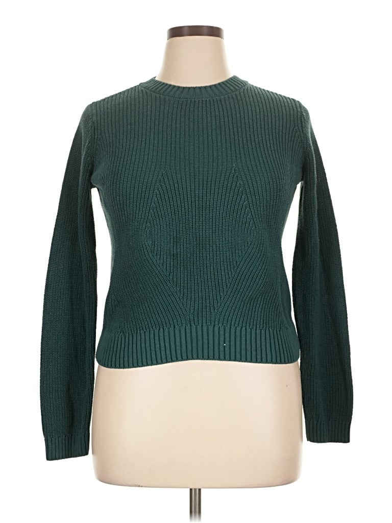 Pre-owned Nordstrom Turtleneck Sweater In Green