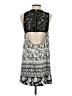 Addie 100% Polyester Graphic Gray Casual Dress Size S - photo 2
