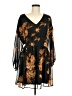 Entro 100% Polyester Black Casual Dress Size M - photo 1