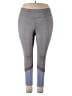 Ideology Color Block Gray Active Pants Size 3X - photo 1