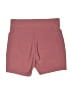 Maze Collection 100% Polyester Solid Burgundy Shorts Size S - photo 2