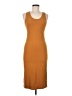 Assorted Brands Solid Brown Casual Dress Size M - photo 1