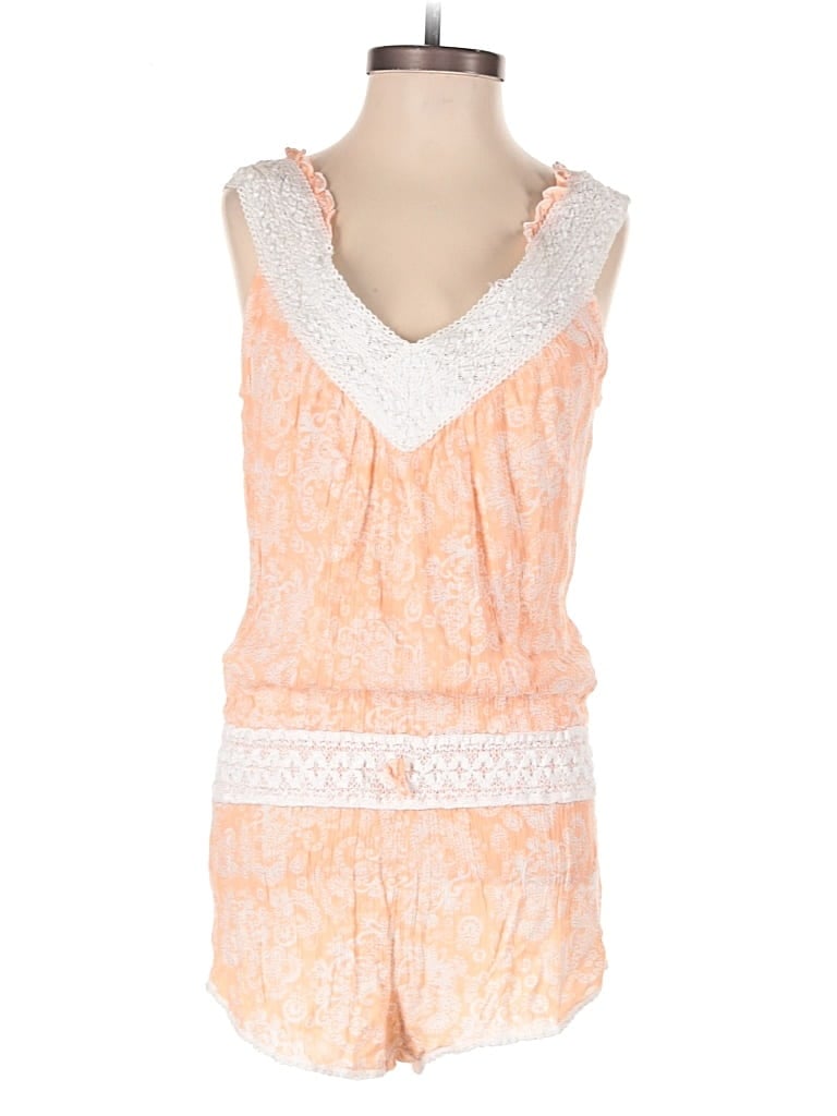 Pre-owned Poupette St Barth Romper In Orange