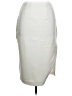 Express Solid Ivory Formal Skirt Size 14 - photo 1