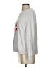 Jane and Delancey Hearts Silver Pullover Sweater Size S - photo 5