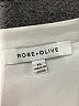 Rose + Olive 100% Rayon White Short Sleeve Blouse Size XL - photo 3