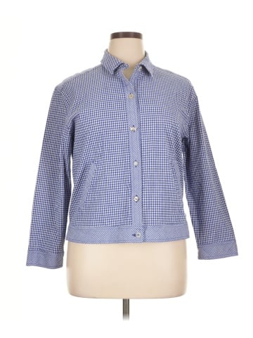 Oleg Cassini 3/4 Sleeve Button-Down Shirt (view 1)