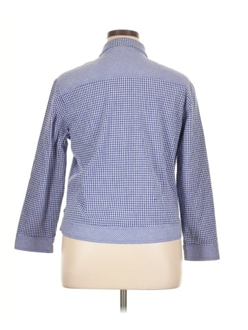 Oleg Cassini 3/4 Sleeve Button-Down Shirt (view 2)