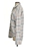 Free People Plaid Gray Purple Long Sleeve Blouse Size S - photo 5
