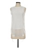 CALVIN KLEIN JEANS 100% Polyester Ivory Sleeveless Blouse Size XS - photo 1