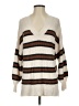 American Eagle Outfitters Stripes Tan Pullover Sweater Size S - photo 1