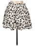 Mi ami 100% Rayon Animal Print Ivory Casual Skirt Size L - photo 1