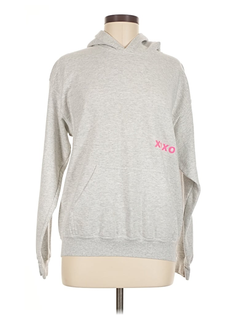 Pre-owned Gildan Sweatshirt In Silver