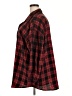 Unbranded 100% Polyester Plaid Red Long Sleeve Blouse Size 2X (estimated) - photo 5