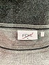 Foil Polka Dots Gray Pullover Sweater Size M - photo 7