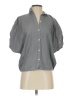 Joie 100% Cotton Gray 3/4 Sleeve Button-Down Shirt Size XXS - photo 1