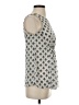 Kohl's 100% Polyester Silver Sleeveless Blouse Size S - photo 4