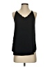 Ann Taylor LOFT 100% Polyester Black Sleeveless Blouse Size XS - photo 1