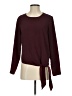 Talbots 100% Polyester Burgundy Long Sleeve Top Size S - photo 1