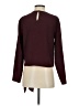 Talbots 100% Polyester Burgundy Long Sleeve Top Size S - photo 2