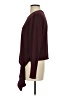 Talbots 100% Polyester Burgundy Long Sleeve Top Size S - photo 5