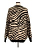 Sanctuary Animal Print Brown Pullover Sweater Size XL - photo 2