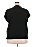 Torrid 100% Cotton Black Short Sleeve Blouse Size 2X Plus (2) - photo 2