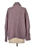 Shein 100% Polyester Houndstooth Purple Long Sleeve Blouse Size 4 - photo 2