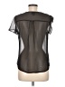 Covington 100% Polyester Black Short Sleeve Blouse Size M (petite) - photo 2