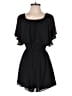 Francesca's 100% Polyester Solid Black Romper Size S - photo 1