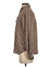 Ann Taylor LOFT Outlet 100% Polyester Houndstooth Brown Long Sleeve Blouse Size S - photo 5