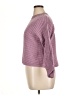 Hippie Rose Purple Pullover Sweater Size XL - photo 5