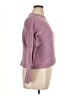 Hippie Rose Purple Pullover Sweater Size XL - photo 4