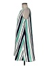 Halogen 100% Polyester Stripes Green Casual Dress Size M - photo 5