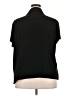 Covington 100% Polyester Black Short Sleeve Blouse Size 20/22w - photo 2
